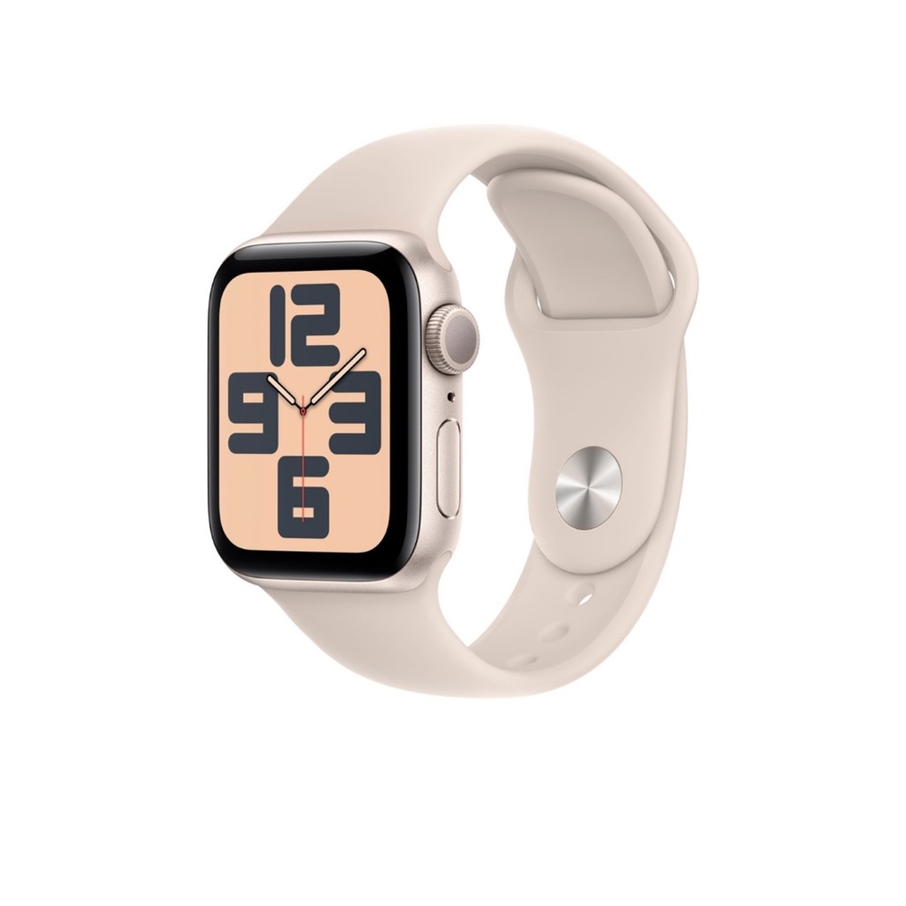 Apple Watch SE rose gold.